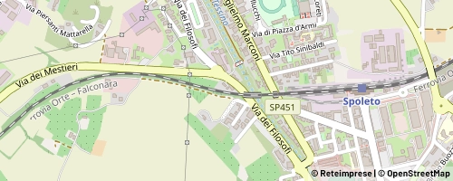 Mappa Spoleto
