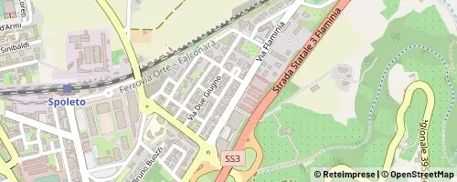 Mappa Spoleto