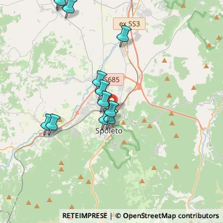 Mappa Via Camillo Bezzi, 06049 Spoleto PG, Italia (4.28583)