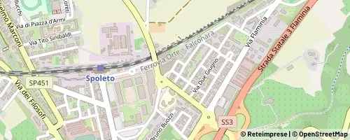 Mappa Spoleto