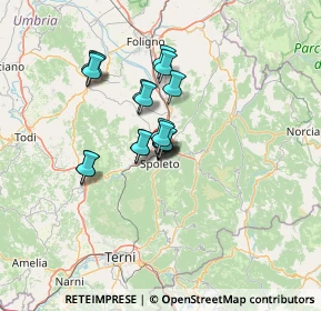 Mappa Via Camillo Bezzi, 06049 Spoleto PG, Italia (9.40667)