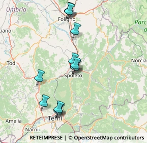 Mappa Via Camillo Bezzi, 06049 Spoleto PG, Italia (14.99231)