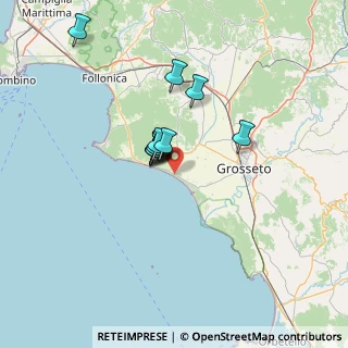 Mappa Strada Provinciale delle Collacchie, 58043 Castiglione della Pescaia GR, Italia (10.09182)
