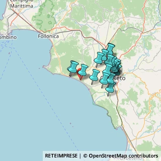 Mappa Strada Provinciale delle Collacchie, 58043 Castiglione della Pescaia GR, Italia (11.313)