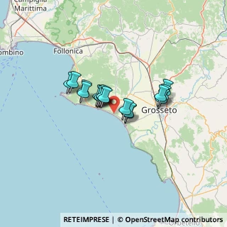 Mappa Strada Provinciale delle Collacchie, 58043 Castiglione della Pescaia GR, Italia (9.13647)