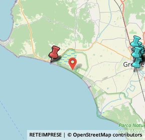 Mappa Strada Provinciale delle Collacchie, 58043 Castiglione della Pescaia GR, Italia (12.398)