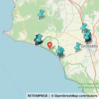 Mappa Strada Provinciale delle Collacchie, 58043 Castiglione della Pescaia GR, Italia (8.8535)