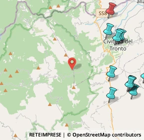 Mappa Ripe - grotte dell'angelo - castel manfrino, 64010 Ripe TE, Italia (7.0765)