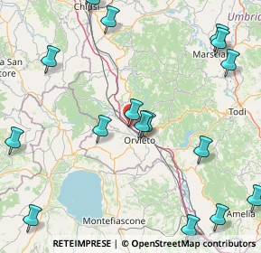 Mappa A1 Milano - Napoli, 05018 Orvieto TR, Italia (23.52118)