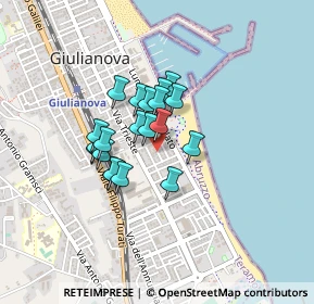 Mappa Via Sardegna, 64021 Giulianova TE, Italia (0.2995)