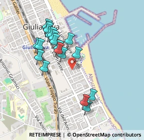 Mappa Via Sardegna, 64021 Giulianova TE, Italia (0.4495)