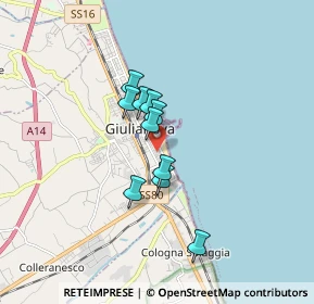 Mappa Via Sardegna, 64021 Giulianova TE, Italia (1.55273)