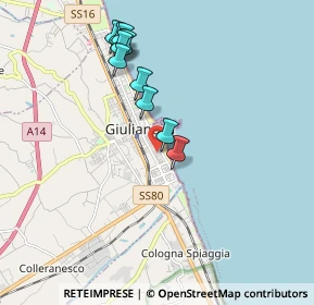 Mappa Via Sardegna, 64021 Giulianova TE, Italia (1.9)