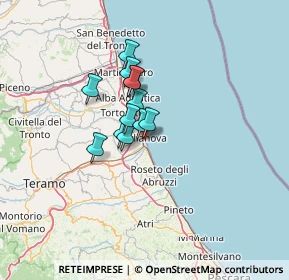 Mappa Via Sardegna, 64021 Giulianova TE, Italia (8.39667)