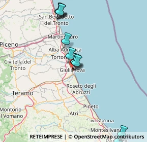 Mappa Via Sardegna, 64021 Giulianova TE, Italia (17.66667)