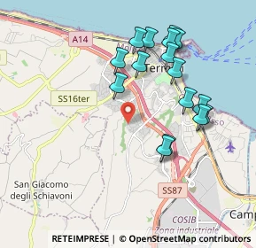 Mappa Via delle Camelie, 86039 Termoli CB, Italia (1.98813)