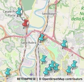Mappa Colle Salario, 00138 Roma RM, Italia (3.03333)