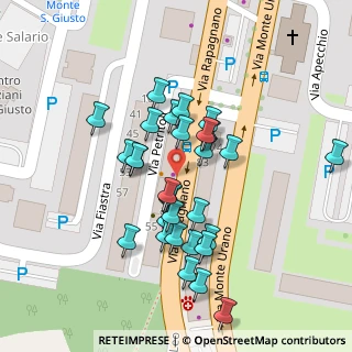 Mappa Via Petritoli, 00138 Roma RM, Italia (0.04333)