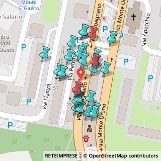 Mappa Via Petritoli, 00138 Roma RM, Italia (0.04867)