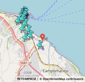 Mappa Via Rio del Germano Reale, 86039 Termoli CB, Italia (2.5455)