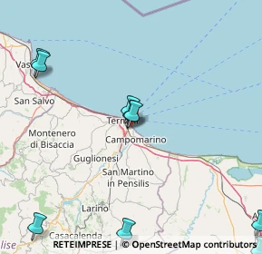 Mappa Via Rio del Germano Reale, 86039 Termoli CB, Italia (33.36)