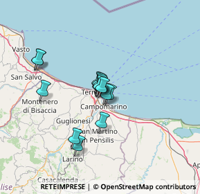 Mappa Via Rio del Germano Reale, 86039 Termoli CB, Italia (9.55071)