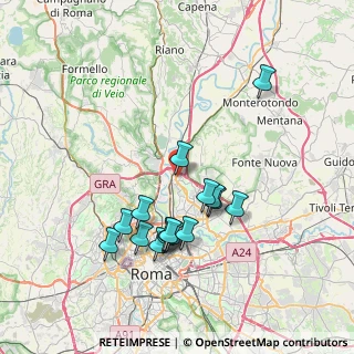 Mappa Largo Borgo Pace, 00138 Roma RM, Italia (7.47813)