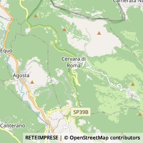 Mappa Cervara di Roma