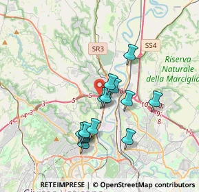 Mappa Circonvallazione Settentrionale & Grande Raccordo Anulare, 00188 Roma RM, Italia (3.24214)