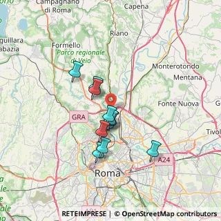 Mappa Circonvallazione Settentrionale & Grande Raccordo Anulare, 00188 Roma RM, Italia (5.64818)