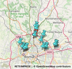 Mappa 00138 Roma RM, Italia (7.14111)