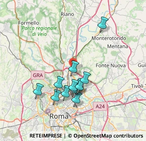 Mappa 00138 Roma RM, Italia (6.73833)