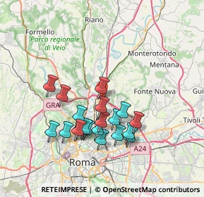 Mappa 00138 Roma RM, Italia (7.1375)