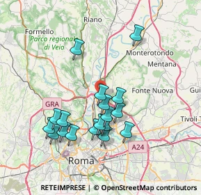 Mappa 00138 Roma RM, Italia (7.30056)