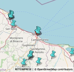 Mappa Via Egadi, 86039 Termoli CB, Italia (21.81625)