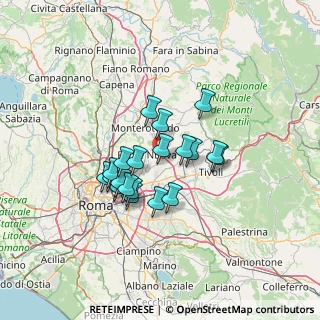 Mappa Via Palombarese, 00010 Fonte Nuova RM, Italia (10.8245)