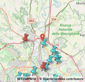 Mappa Via Camerata Picena, 00138 Roma RM, Italia (6.9595)