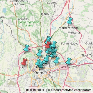 Mappa Via Camerata Picena, 00138 Roma RM, Italia (6.39)