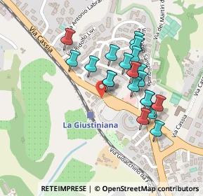 Mappa Via Bassano Romano, 00123 Roma RM, Italia (0.204)