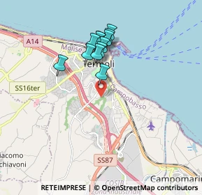 Mappa Via Ponza, 86039 Termoli CB, Italia (1.62417)