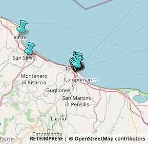 Mappa Via Ponza, 86039 Termoli CB, Italia (5.38545)