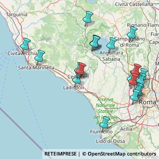 Mappa Via Aviatina, 00052 Cerveteri RM, Italia (20.132)