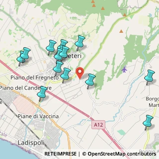 Mappa Via Aviatina, 00052 Cerveteri RM, Italia (2.24929)