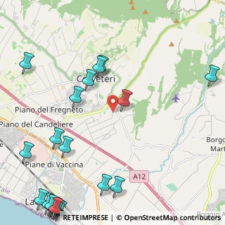 Mappa Via Aviatina, 00052 Cerveteri RM, Italia (3.5345)
