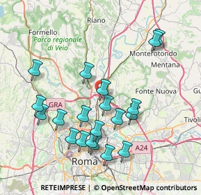 Mappa Camerata Picena, 00138 Roma RM, Italia (8.3135)