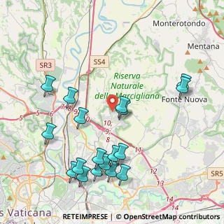 Mappa Roma, 00138 Roma RM, Italia (4.88611)