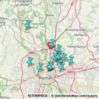Mappa Castel Giubileo, 00138 Roma RM, Italia (7.19857)