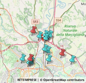 Mappa Via Maltignano, 00138 Roma RM, Italia (3.48588)