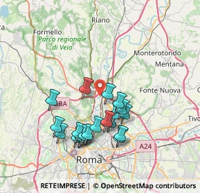 Mappa Via Maltignano, 00138 Roma RM, Italia (7.264)