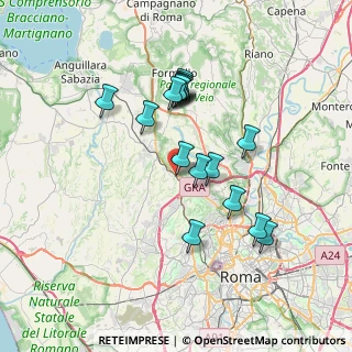 Mappa Via Giulio Bizzozero, 00123 Roma RM, Italia (6.78824)